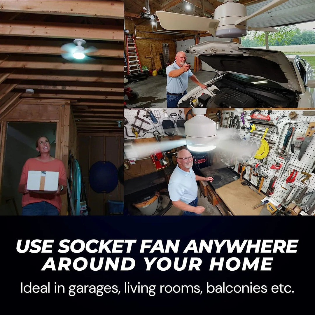 πLAST DAY SALE 50% OFFπ₯ 40W LED Ceiling Fan Light β 20.5β Ultra-Quiet with Remote π― | E27 + FREE B22 Adapter π | For Bedroom π΄, Kitchen π©βπ³ & Garage π οΈ β UK Ready! π¬π§