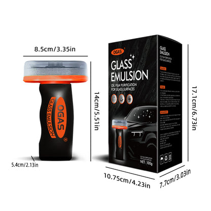 🚗🔃Automotive Handheld Oil Flmr Cream,Glass Decontamination Without Traces,Window Oil Film Cleaning,FastCleaning